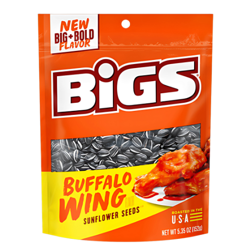 BIGS BUFFALO WINGS SUNFLOWER SEEDS 152g