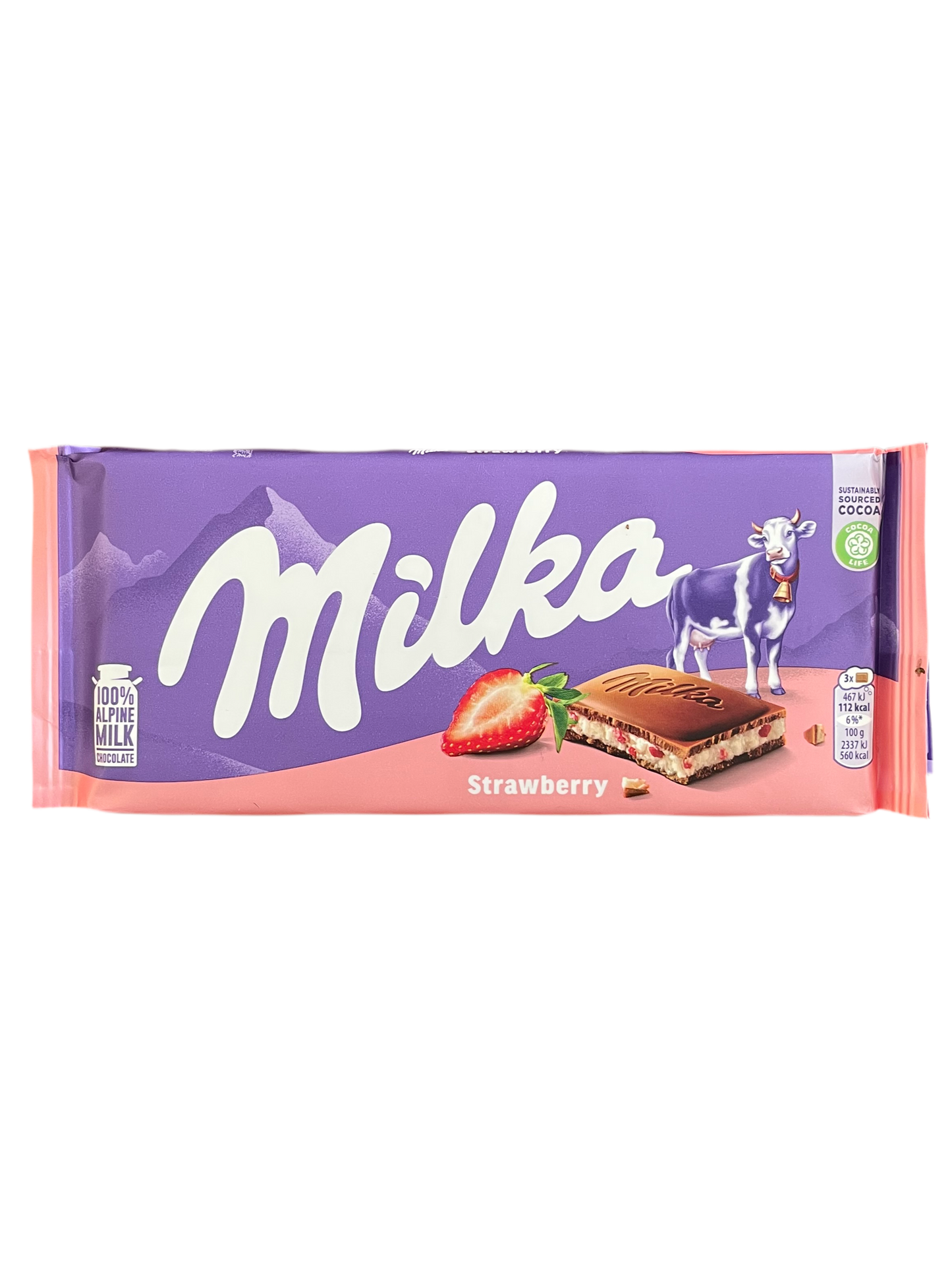MILKA STRAWBERRY 100g