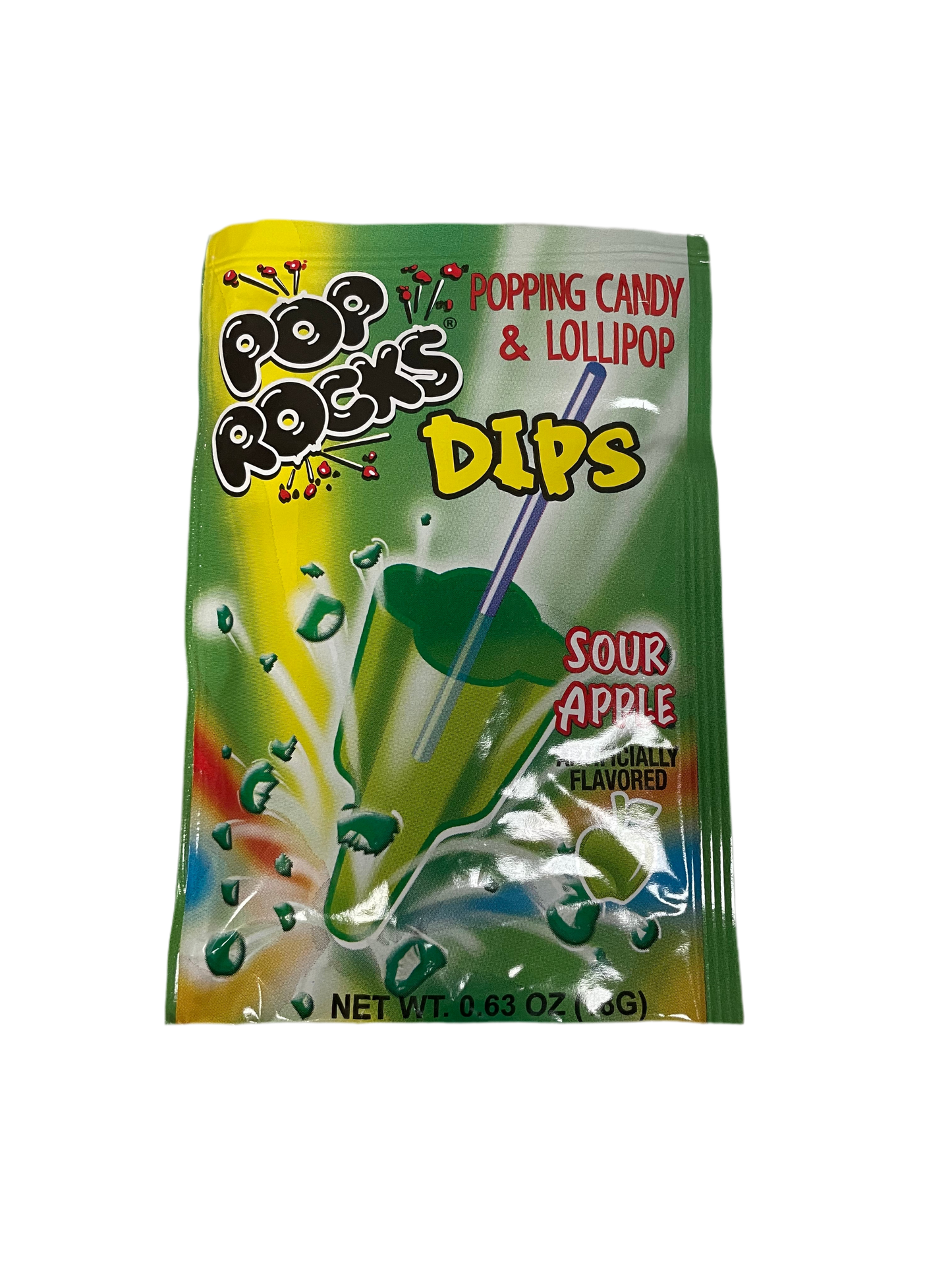 POP ROCKS DIPS SOUR APPLE 18g
