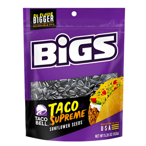 BIGS TACO BELL SUNFLOWER SEEDS 152g