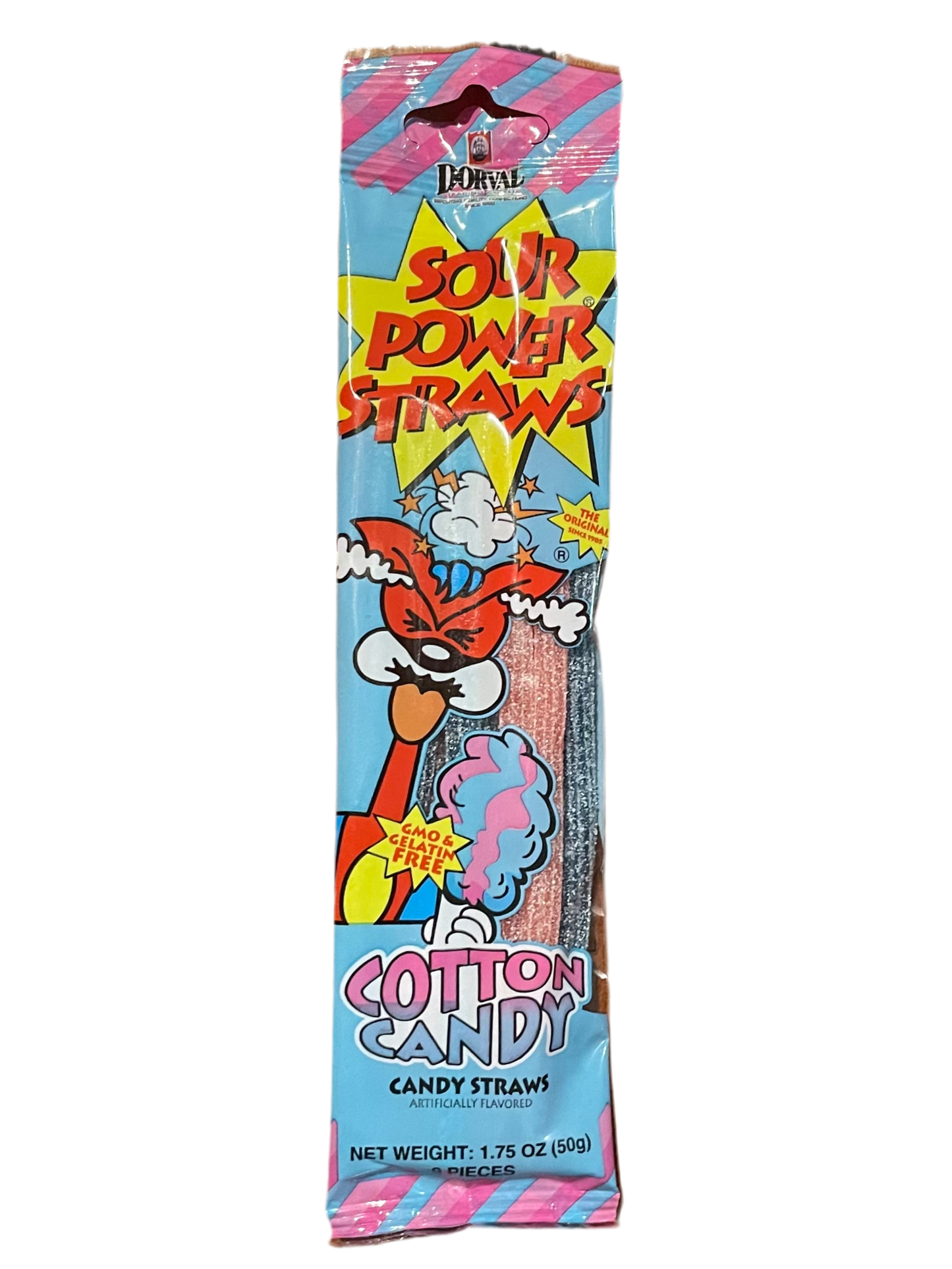 SOUR POWER STRAWS BARBE À PAPA