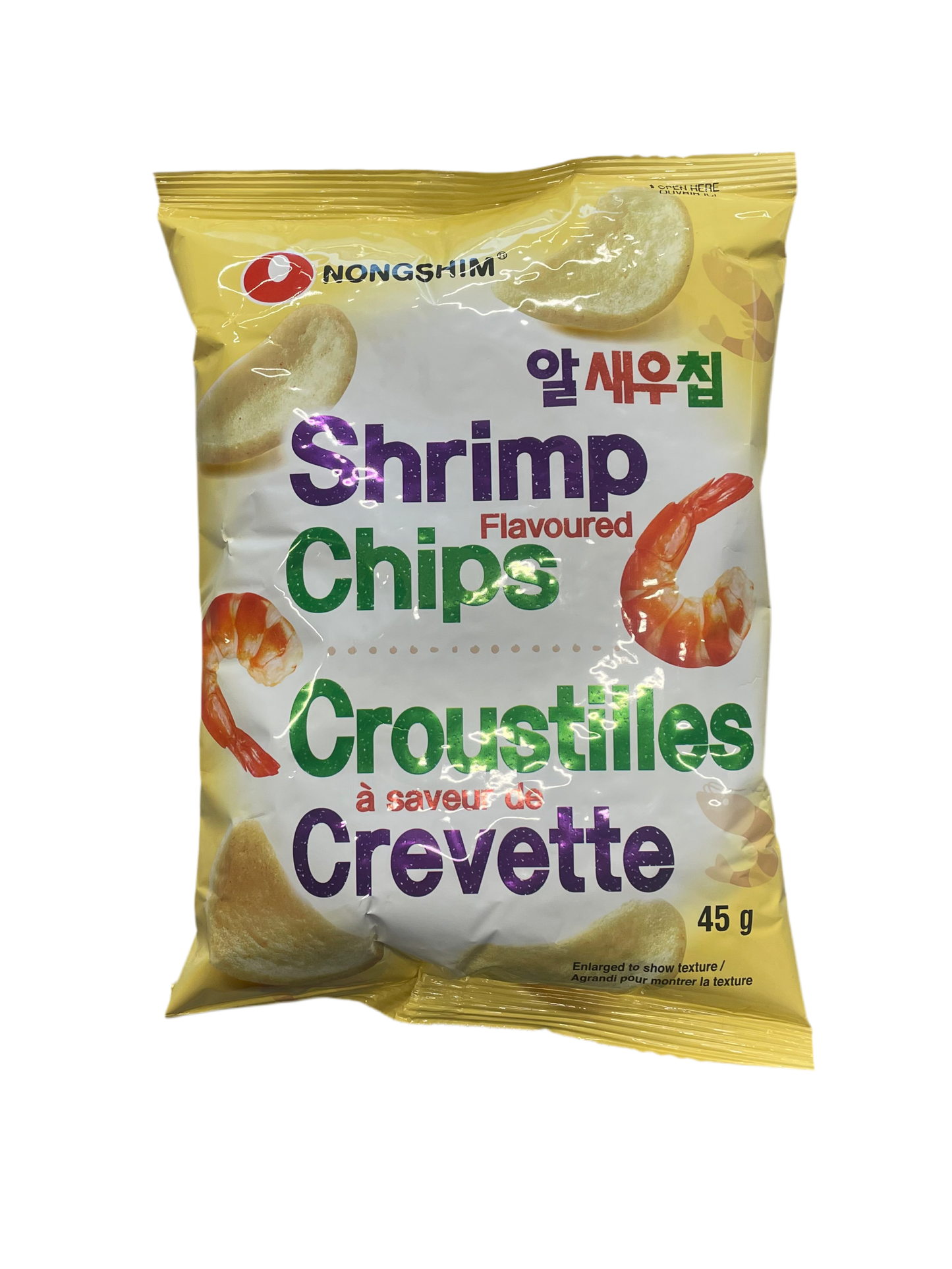 CROUSTILLES À SAVEUR DE CREVETTE 45g