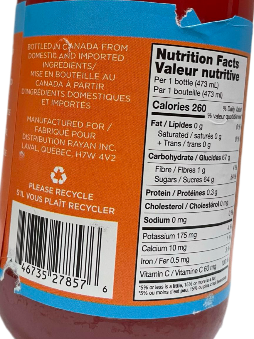 TIVA FRUIT PUNCH 473mL