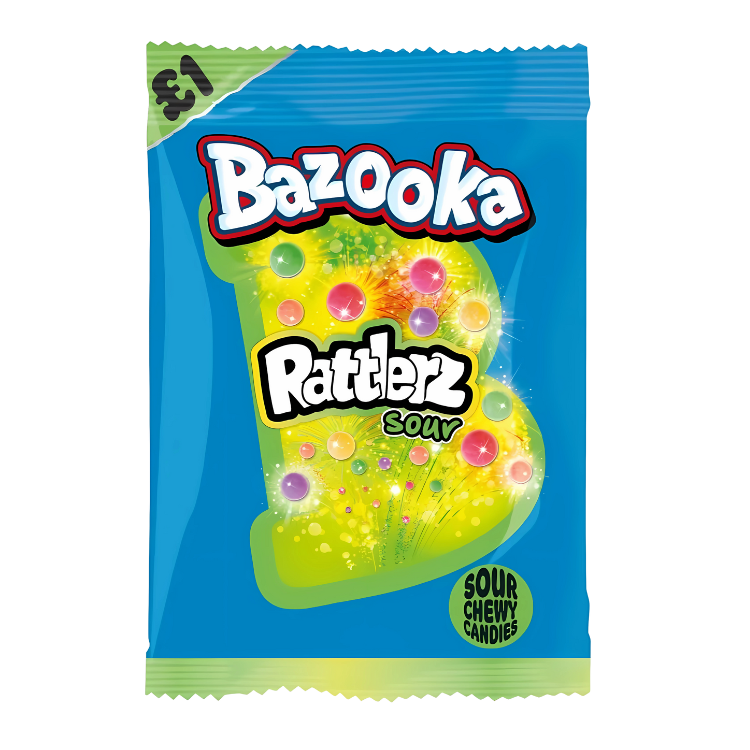 BAZOOKA RATTLERZ SOUR 100g