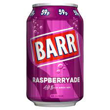 BARR RASPBERRYADE SANS SUCRE 330mL