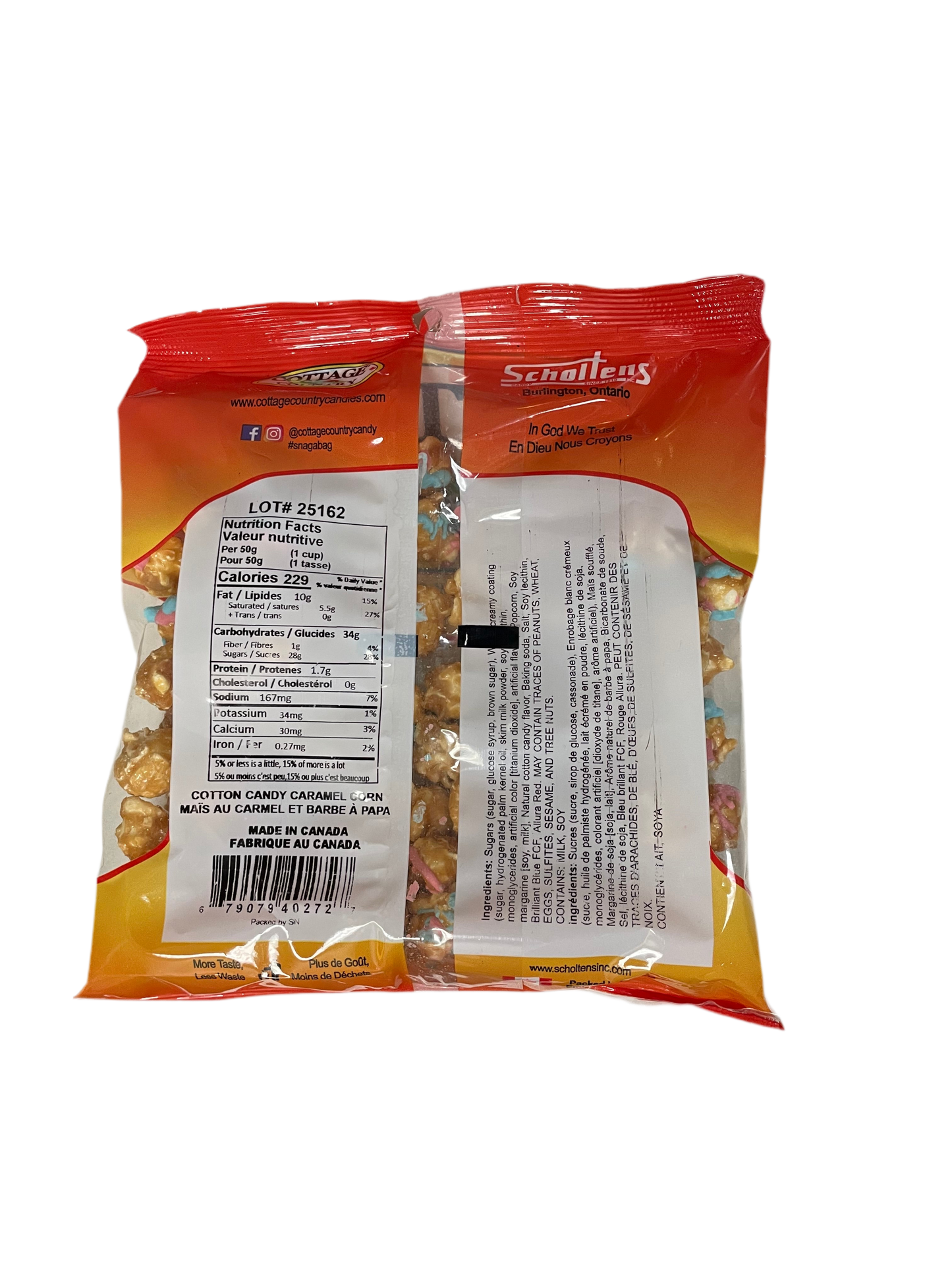 POPCORN CARAMEL ET BARBE À PAPA 125g