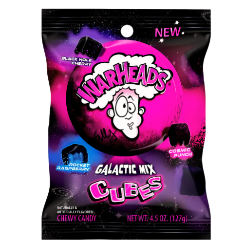 WARHEADS GALACTIC MIX CUBES 127g