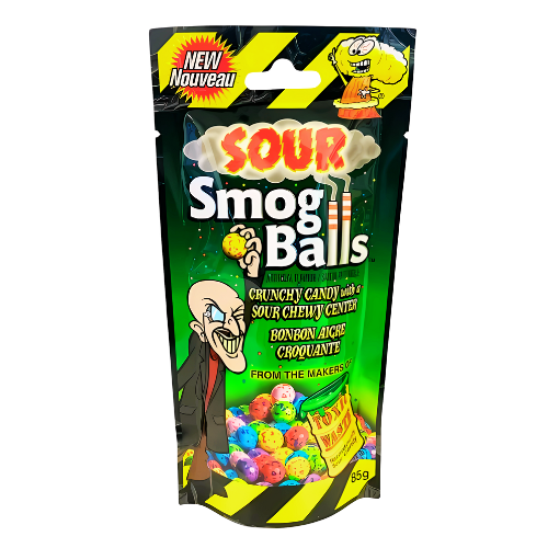TOXIC WASTE SOUR SMOG BALLS 85g