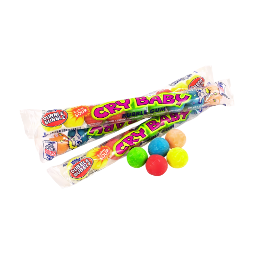 CRY BABY EXTRA SOUR BUBBLE GUM 47g