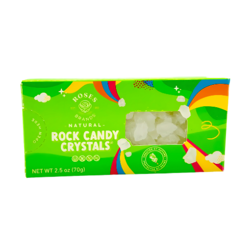 ROSE'S BRANDS ROCK CANDY CRYSTALS 70g