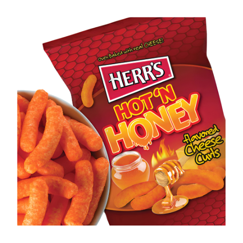 HERR'S HOT AND HONEY CHEESE CURL 78g