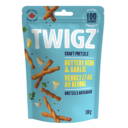 TWIGZ HERBE ET AIL AU BEURRE 130g