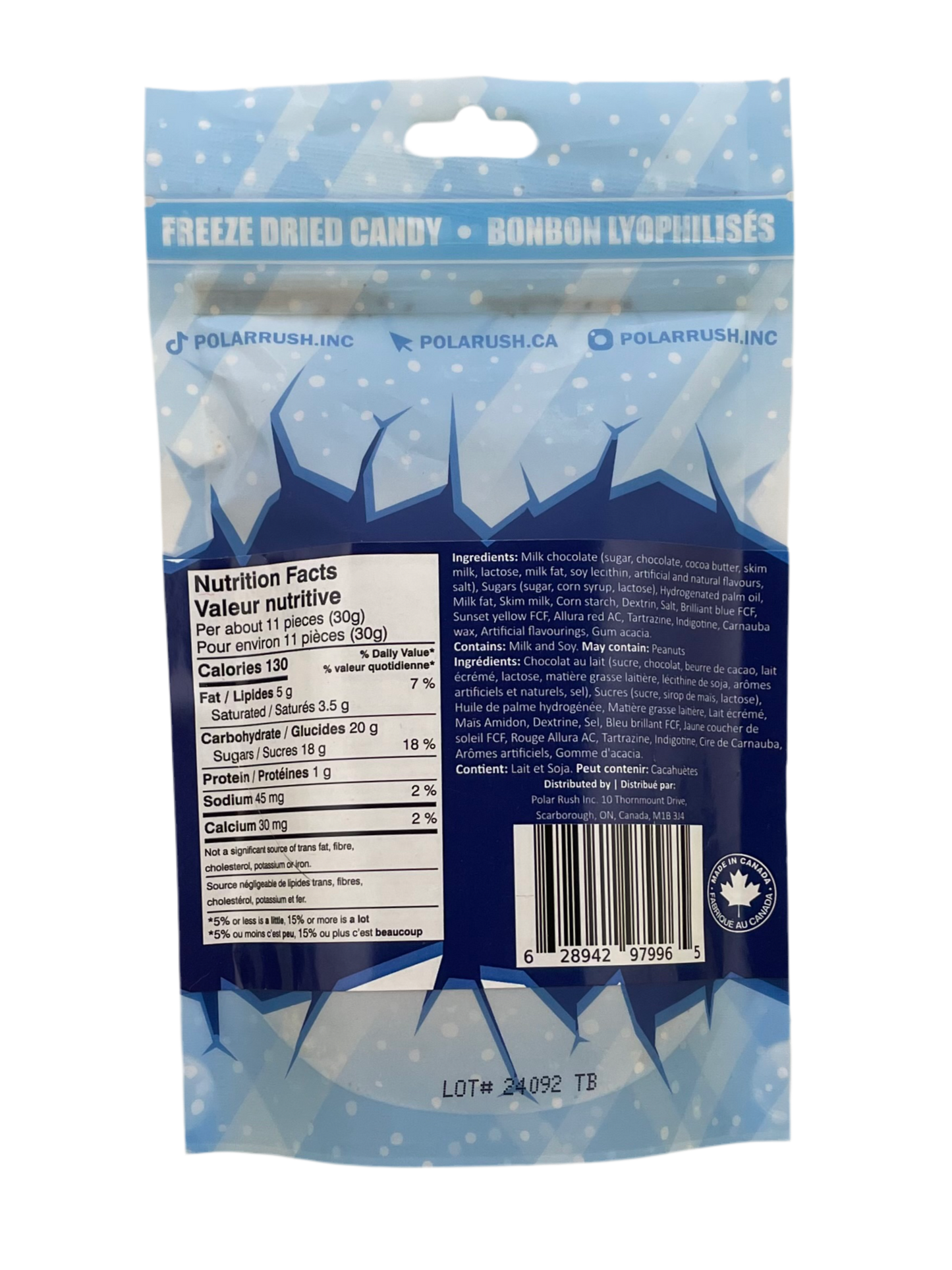 FREEZE DRIED POLAR RUSH RAINBOW CHOCOLATE CRUNCH