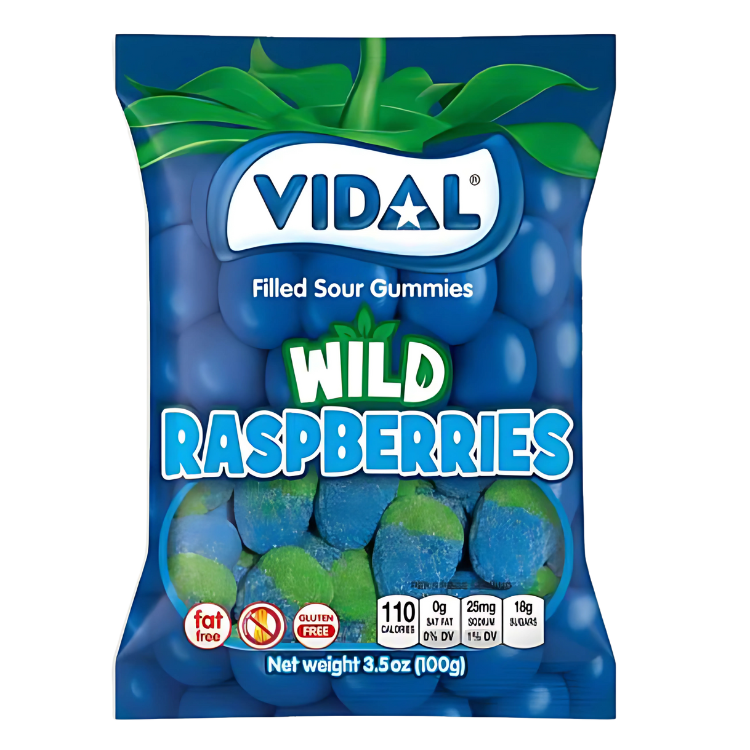 VIDAL WILD RASPBERRY 100g