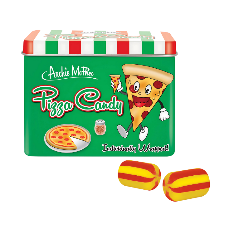 Archie McPhee Pizza Candy 72g – Bonbons à la saveur pizza