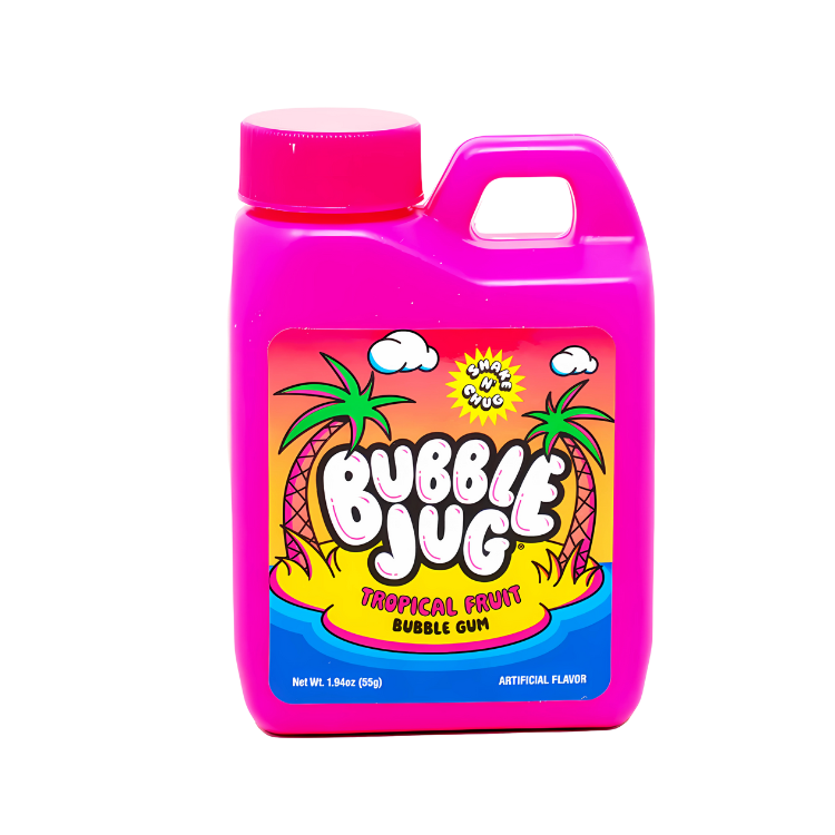 Bubble Jug Tropical Fruit Bubble Gum 55g