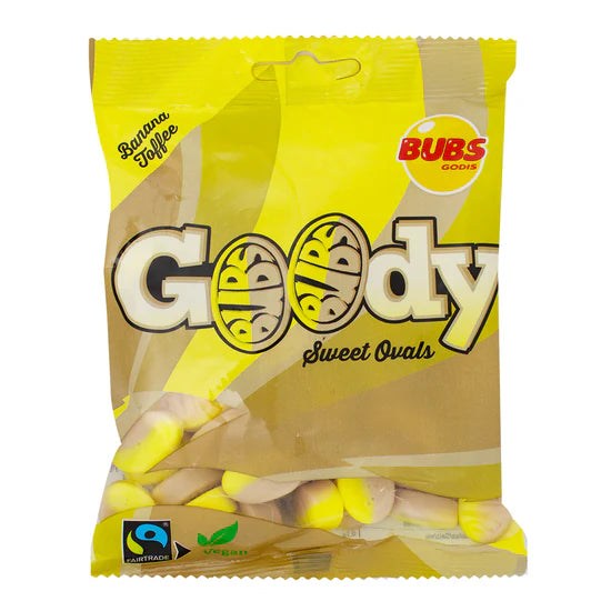 Bubs Goody Oval Bnana & Toffee 90g