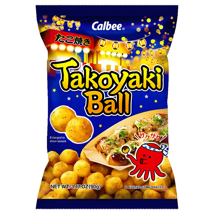 Calbee Takoyaki Ball Japanese Style Bbq Sauce 90g