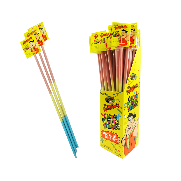 The Flintstones Powder Straw – Paille de poudre fruitée et surette !