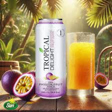 Tropical Delight 100% Passion Fruit Juice 500mL