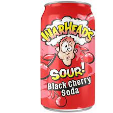 WARHEADS SOUR BLACK CHERRY SODA 355mL
