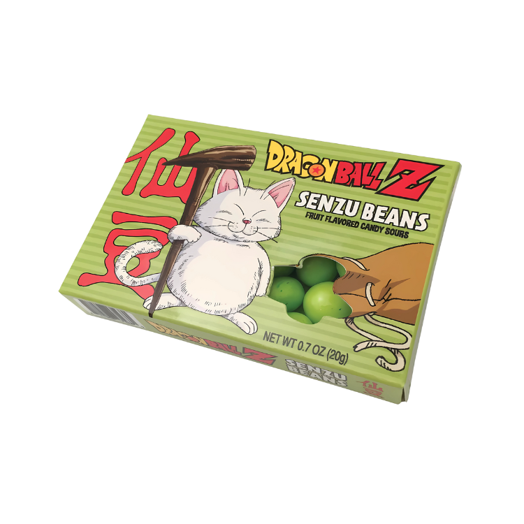 Dragon Ball Z Senzu Beans 20g – Bonbons croquants inspirés des haricots Senzu