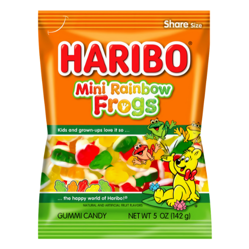Haribo Mini Rainbow Frogs 142g