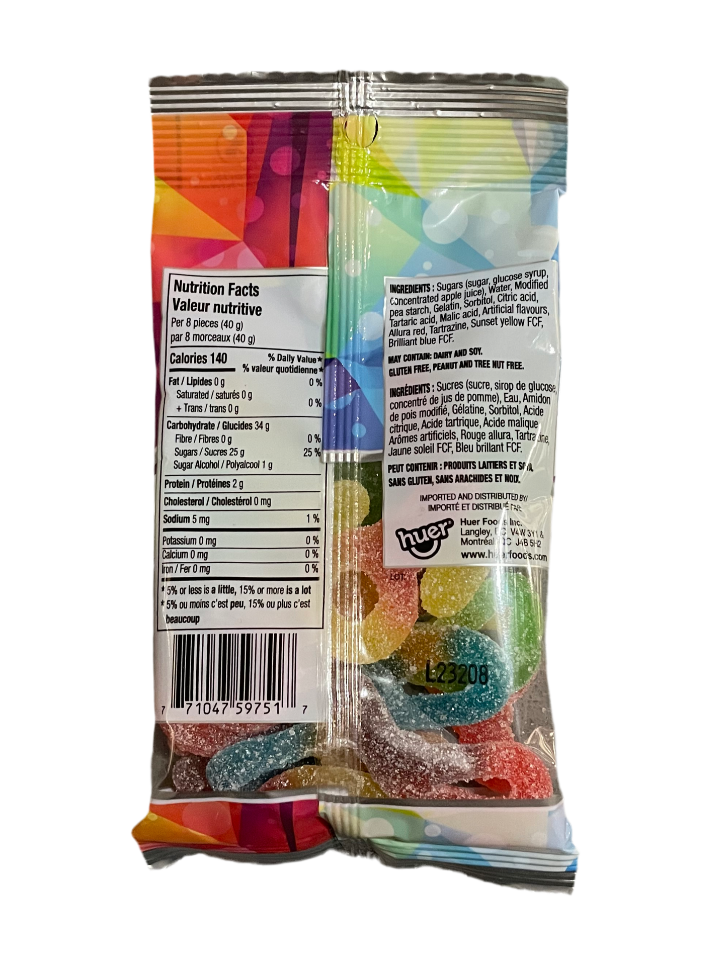 Huer Sour Suckers 75g