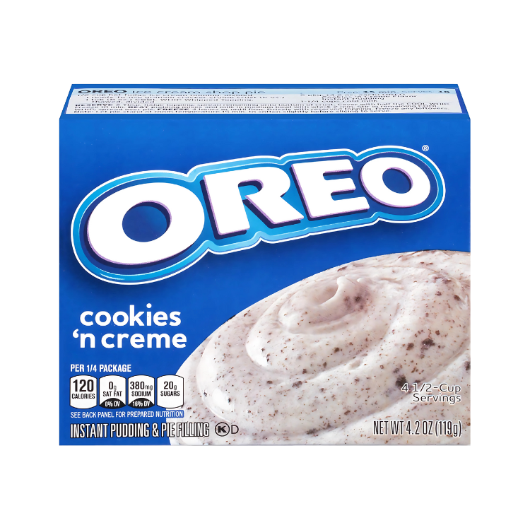 Oreo Cookie 'n Cream Instant Pudding and Pie Filling 119g