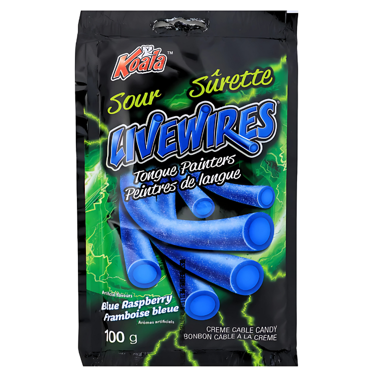 Koala Livewires Sour Blue Raspberry 100g
