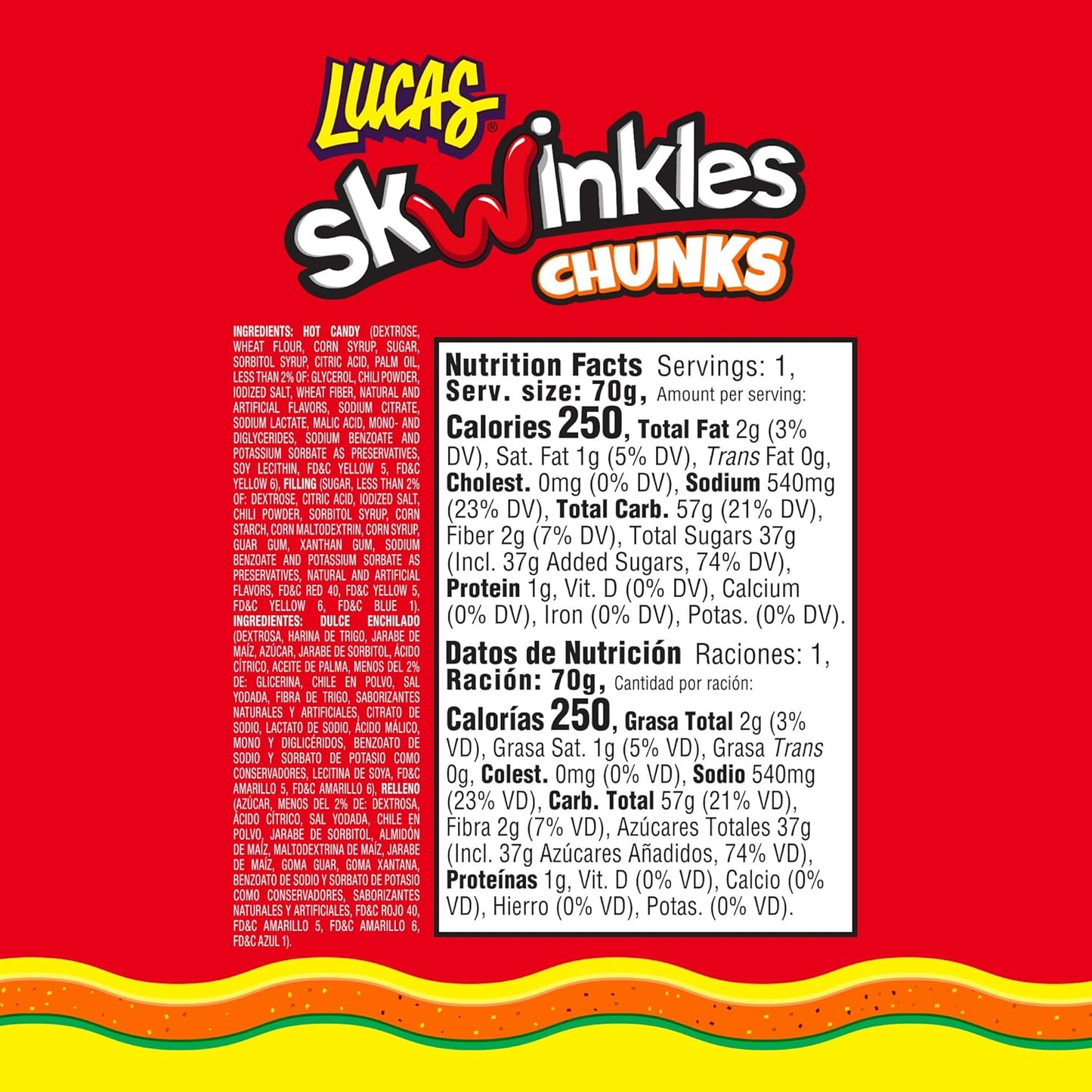 Lucas Skwinkles Chunks 70g