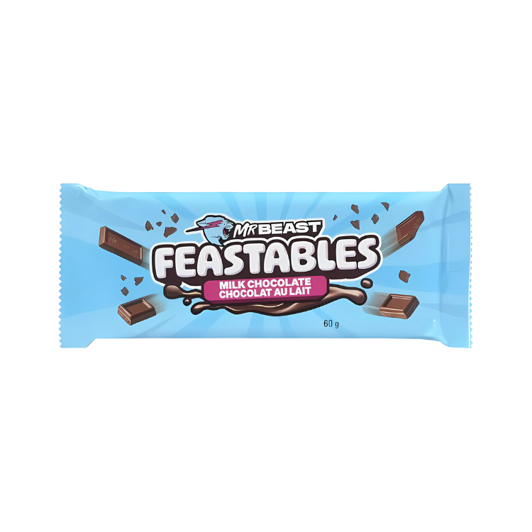 Mr Beast Feastables Chocolat au Lait 60g