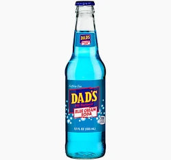 Dad's Old Fashioned Blue Cream Soda 355mL