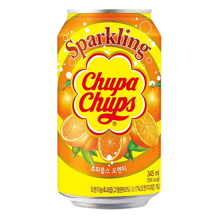 Chupa Chups Orange 345mL – Boisson gazeuse à l’orange