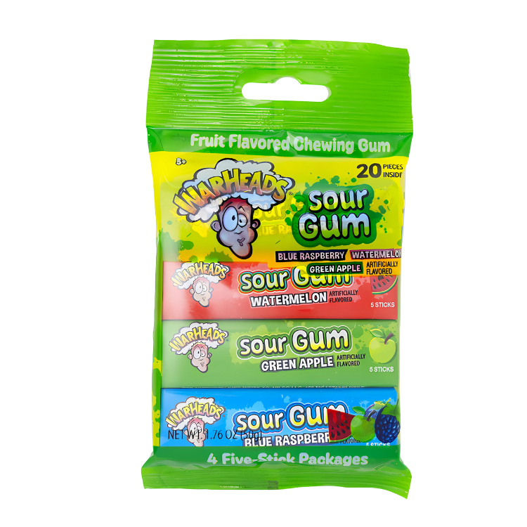 WARHEADS SOUR GUM 50g