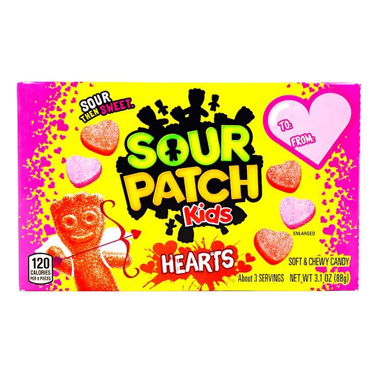Sour Patch Kids Hearts 88g