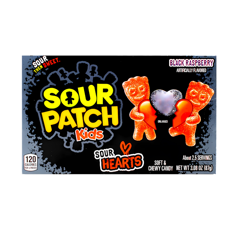 Sour Patch Kids Sour Hearts 87g