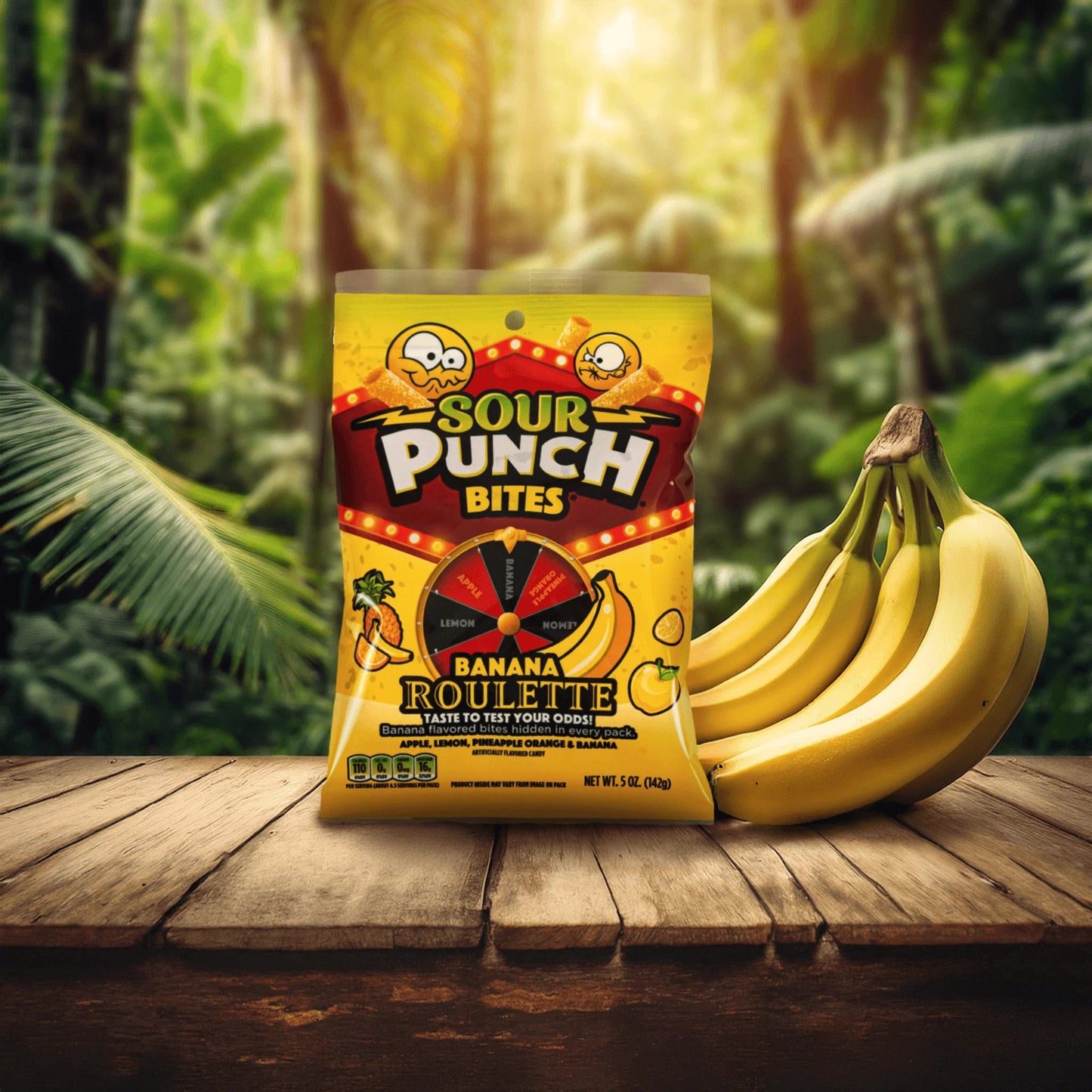 Sour Punch Banana Roulette 142g