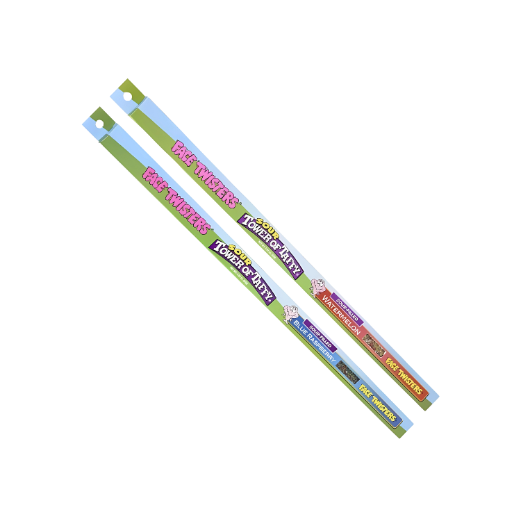 Face Twister Tower of Taffy 55g – Bâtonnet de taffy acidulé