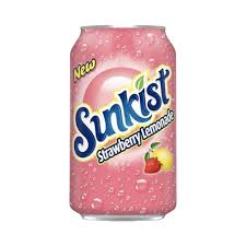SUNKIST LIMONADE FRAISE 355ml