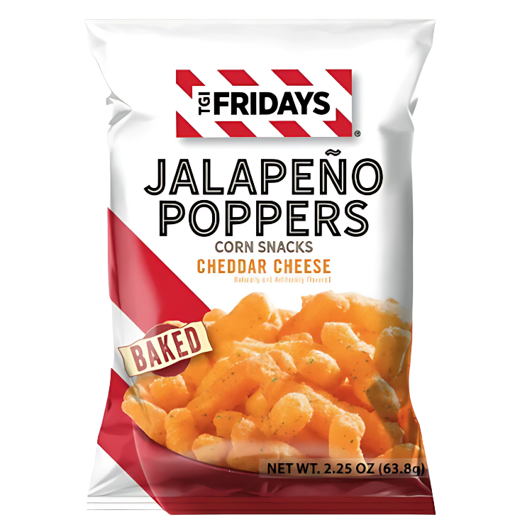 TGI Fridays Corn Snacks Cheddar Cheese 63.8g