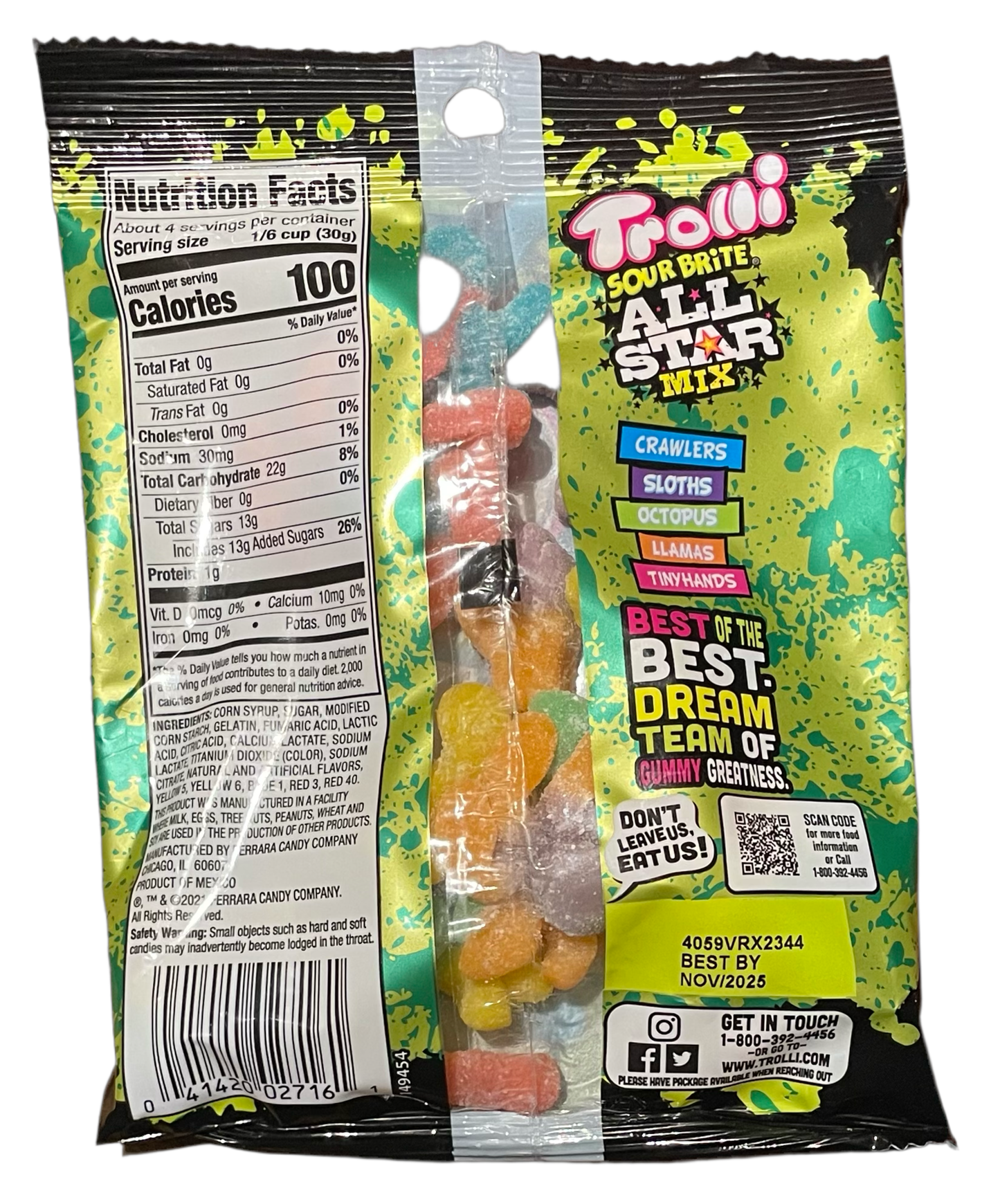 Trolli Sour Brite All Star Mix 120g