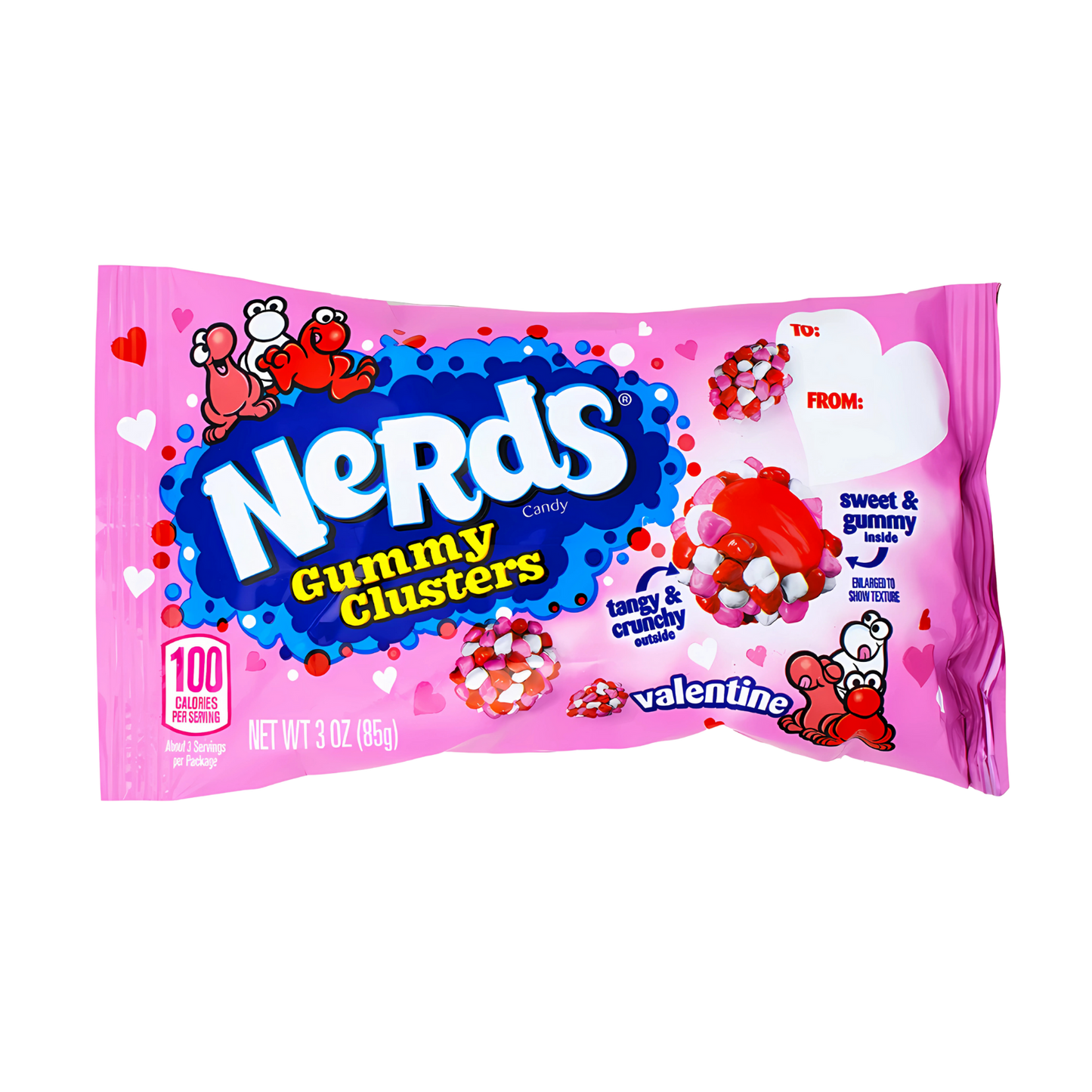 Nerds Gummy Cluster Valentine 85g