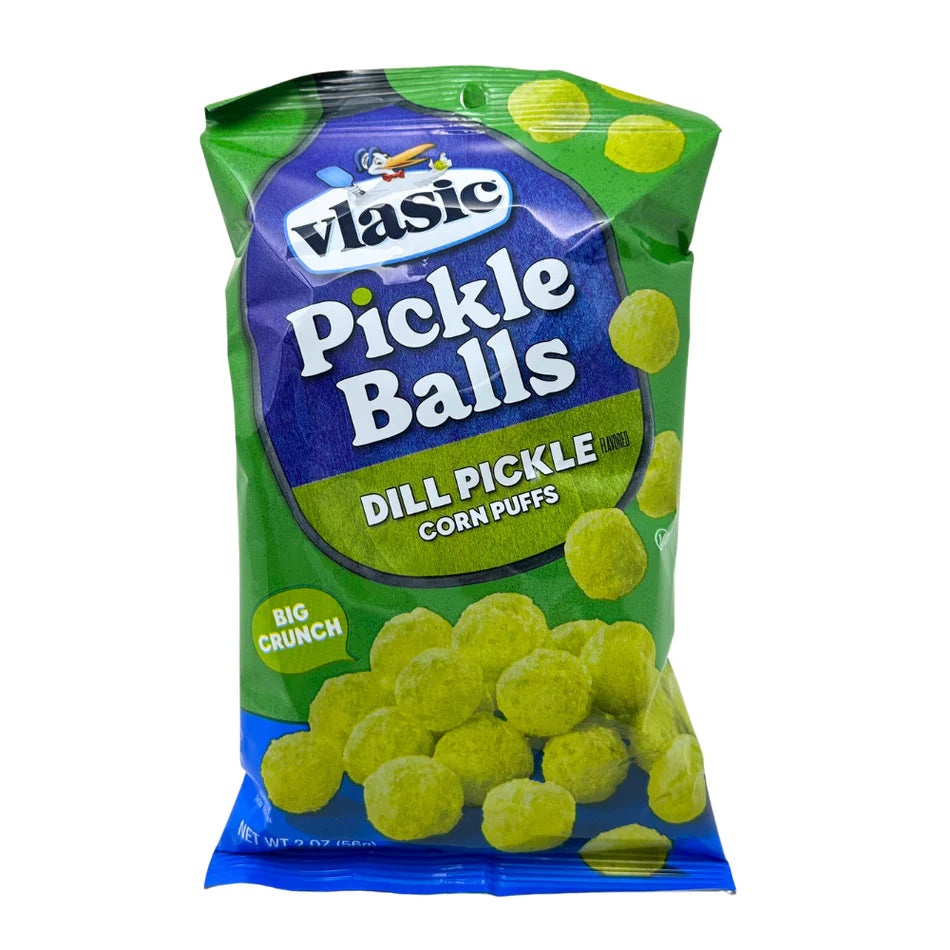 Vlasic Dill Pickle Corn Puff Snacks 56g