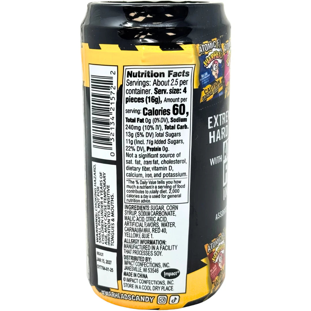 Warheads Atomic Fizz Canister 42g