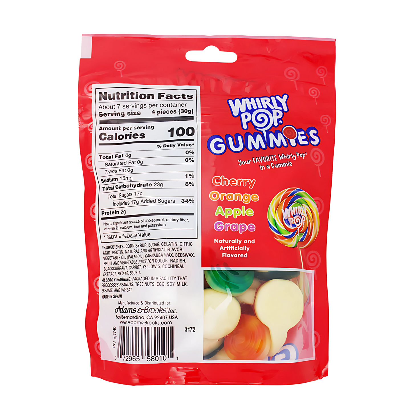 Whirly Pop Gummies 213g