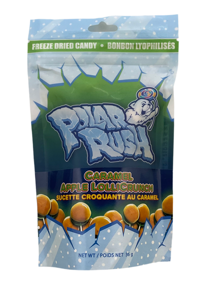 FREEZE DRIED POLAR RUSH CARAMEL APPLE  LOLLICRUNCH