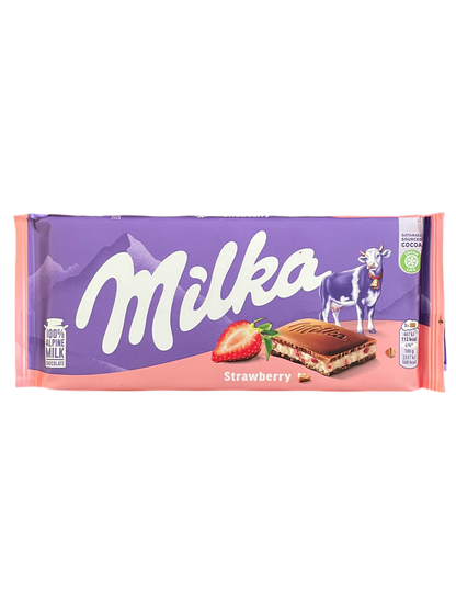 MILKA STRAWBERRY 100g