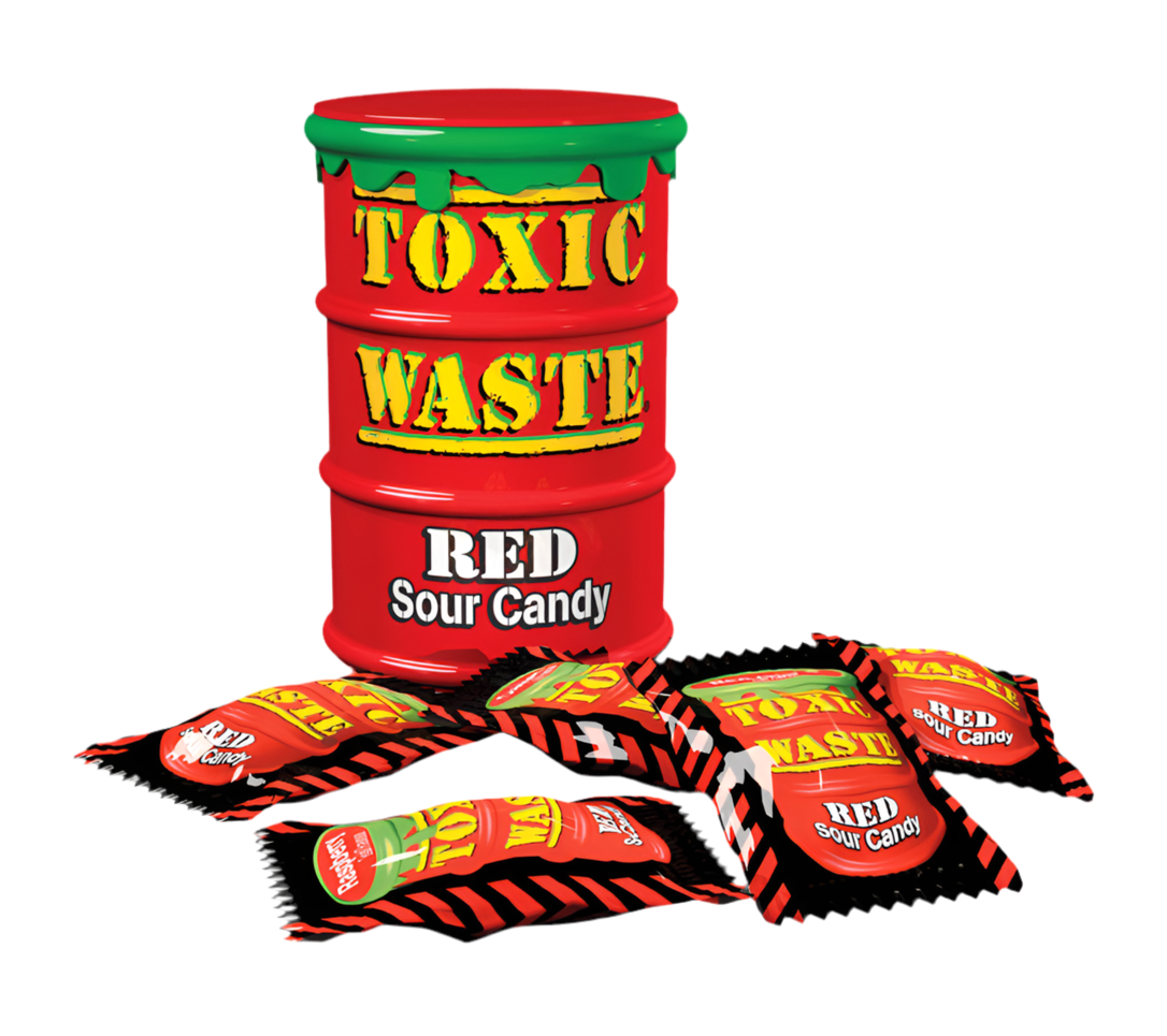 TOXIC WASTE RED SOUR CANDY 42g