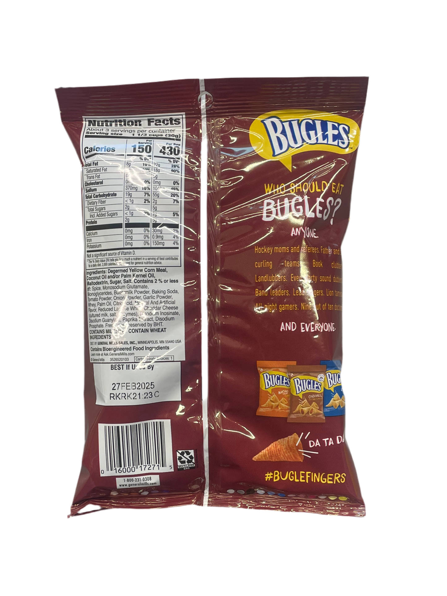 BUGLES CHILI CHEESE 85g